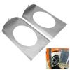 Leapiture 2PCS 6x9 Inch Car Audio Speaker Brackets, Steel, Polished, For C10 1973-1987 Squarebody view 2
