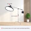 Dawot C-Stand Boom Arm C-Stand Cross Arm, 3.1-7.6 ft Length Adjustable Photography Boom Arm for C-Stand, Heavy Duty Stainless Steel Cross Arm for C-Stand with Carry Bag view 2