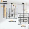 ELIVED Ceiling TV Mount for Most 37-75 Inch TVs, Height Adjustable Full Motion Ceiling Mount for Flat Pitched Roof, Hanging TV Bracket Swivel and Tilt, Holds up to 110 lbs, Max VESA 600x400mm YD3016 view 2