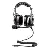R SPIDER WIRELESS Aviation Headset for Helicopter, with U174/U Plug Cable, Noise Cancelling Mic, Comfortable Ear Pads, Includes Headset Bag, Black view 1