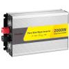 1000W,1200W,1500W,2000W,3000W Pure Sine Wave Power Inverter,DC 12V /24V to AC 110V/220V Car Inverter, with USB Port & AC Outlets (GFCI),for RV Truck Car Travel Camping ,2000W-12vto220V view 1