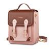 Cwatcun Camera Bag for Women, Retro Camera Crossbody Case, Vintage PU Leather Waterproof Camera Backpack, Lightweight Camera Handbag, Compatible with Canon/Nikon/Sony SLR/DSLR Mirrorless Camera, Lens view 1