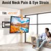 ELIVED Long Extension TV Mount for Most 37-75 Inch tv, Full Motion Wall Bracket with 29.5 inch Long Arm Articulating TV Wall Mount, Max VESA 600x400mm, Holds up to 88lbs, fits Wood Studs 12"-24". view 4