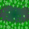 BELECO 10x8ft Fabric St.Patrick's Day Backdrop Irish Spring Shamrock Green Lucky Leaf Clover Saint Patricks Day Background for Baby Shower Birthday Party Decorations Newborn Kids Adults Photo Props view 1