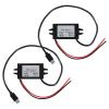 2pcs DC 12V/24V to 5V USB C Buck Converter 3A 15W Step Down Converter Voltage Regulator Waterproof Power Adapter for Raspberry Pi 4 Cellphone Car view 1
