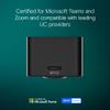 EPOS Expand Vision 1, 4k USB Webcam Microsoft Teams and Zoom Certified with Noise Canceling Microphone, Easy Setup, Portable for PC and Meetings, HD Video, Webcam for Video Conferencing and Business view 4