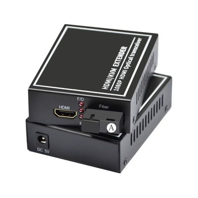 1pair 1080P HDMI Fiber Optical Converters for 1-Channel Video Fiber Transceiver Fiber Optic Video Extender