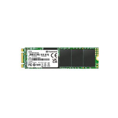 Transcend MTS830 4TB M.2 2280 SATA III SSD with Dram Cache, Up to 560MB/s, Compatible w/Ultrabook/Laptop/PC/Desktop, 3D TLC NAND Flash Internal Solid State Drive, LDPC Error Correction ECC, B+M Key