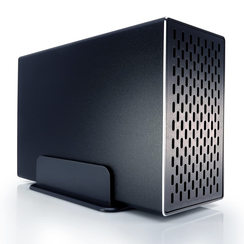 compatily LX23 24TB (Dual 12TB) RAID HDDs, USB-C 10Gbps DAS for Gaming and Streaming | External Hard Drive