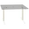 Tidyard Manual Height Adjustable Standing Desk Frame Hand Crank Steel Frame White for Computer Desk, Console Table, Writing Table, Dining Table view 3