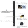 POSAID 7inch Antenna for Ford F150 2009-2023 Fexible Rubber Pickup Truck Antenna Replacement with Optimized FM/AM Reception view 4