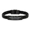 Computer System Manager Birthday Gifts for Computer System Manager Braided Leather Bracelet Computer System Manager I Solve Problems You Don't Know You Have, in Ways You Can't Understand Computer view 1