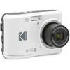 Kodak FZ45WH PIXPRO FZ45 16MP Digital Camera White Bundle with Lexar 32GB High-Performance 800x UHS-I SDHC Memory Card Blue Series and Deco Photo Point and Shoot Field Bag Camera Case view 3