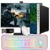 HP G3 Gaming Desktop PC, Intel Core i7 6th Gen, AMD RX 550 Graphics, 32GB RAM, 240GB SSD + 3TB HDD, MTG New 24 Inch Monitor, Gaming Kit Webcam, WiFi, Windows 11 (Renewed) view 1