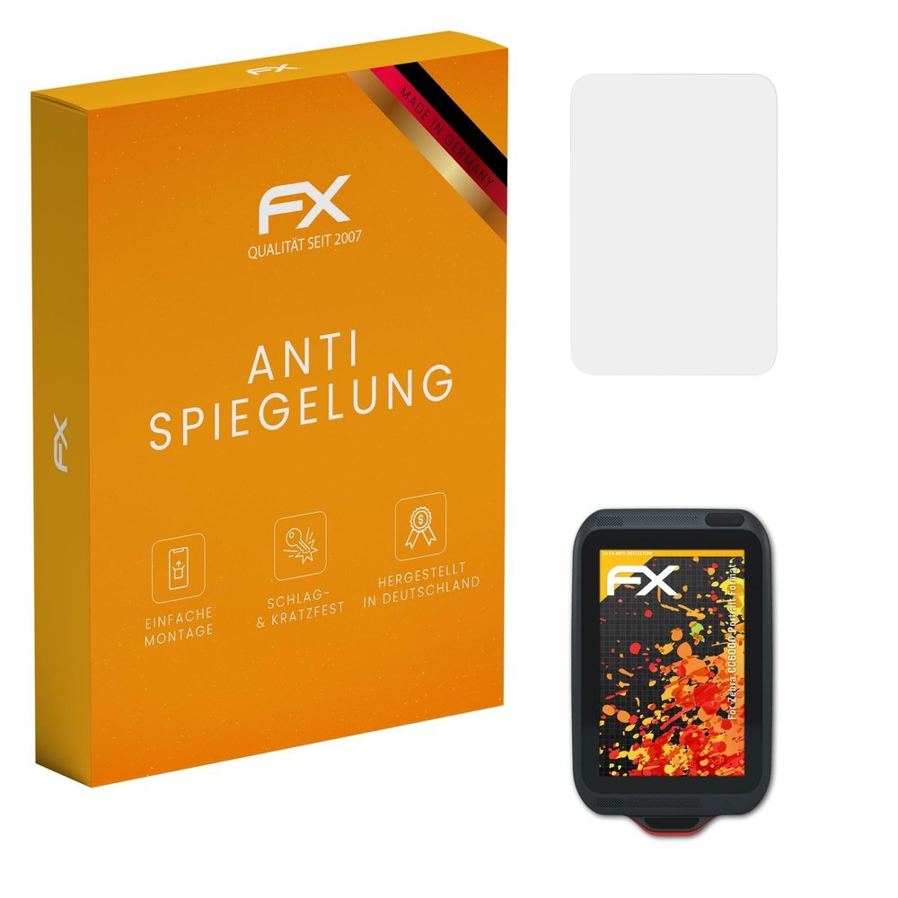 atFoliX Screen Protector compatible with Zebra CC6000 Portrait Format Screen Protection Film, anti-reflective and shock-absorbing FX Protector Film (2X)
