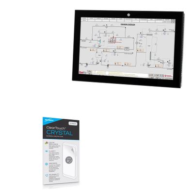 BoxWave Screen Protector Compatible with Allen Bradley ASEM 6300M Industrial Monitors (10.4 in) - ClearTouch Crystal (2-Pack), HD Film Skin - Shields from Scratches