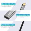 4K@60Hz USB C to HDMI Adapter Display Port to HDMI Adapter with Aluminum Shell & Braided Cable HDMI Converter Type C to HDMI Adapter, HDMI to usb c adapter HDMI Converter for MacBook/iMac/Galaxy S8/S9 view 2