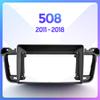 9 inch Car Radio Fascia Panel for Peugeot 508 2012-2018 Stereo Frame view 3
