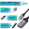 4K@30Hz USB C to HDMI Adapter Display Port to HDMI Adapter with Aluminum Shell & Braided Cable HDMI Converter Type C to HDMI Adapter, HDMI to usb c adapter HDMI Converter for MacBook/iMac/Galaxy view 3