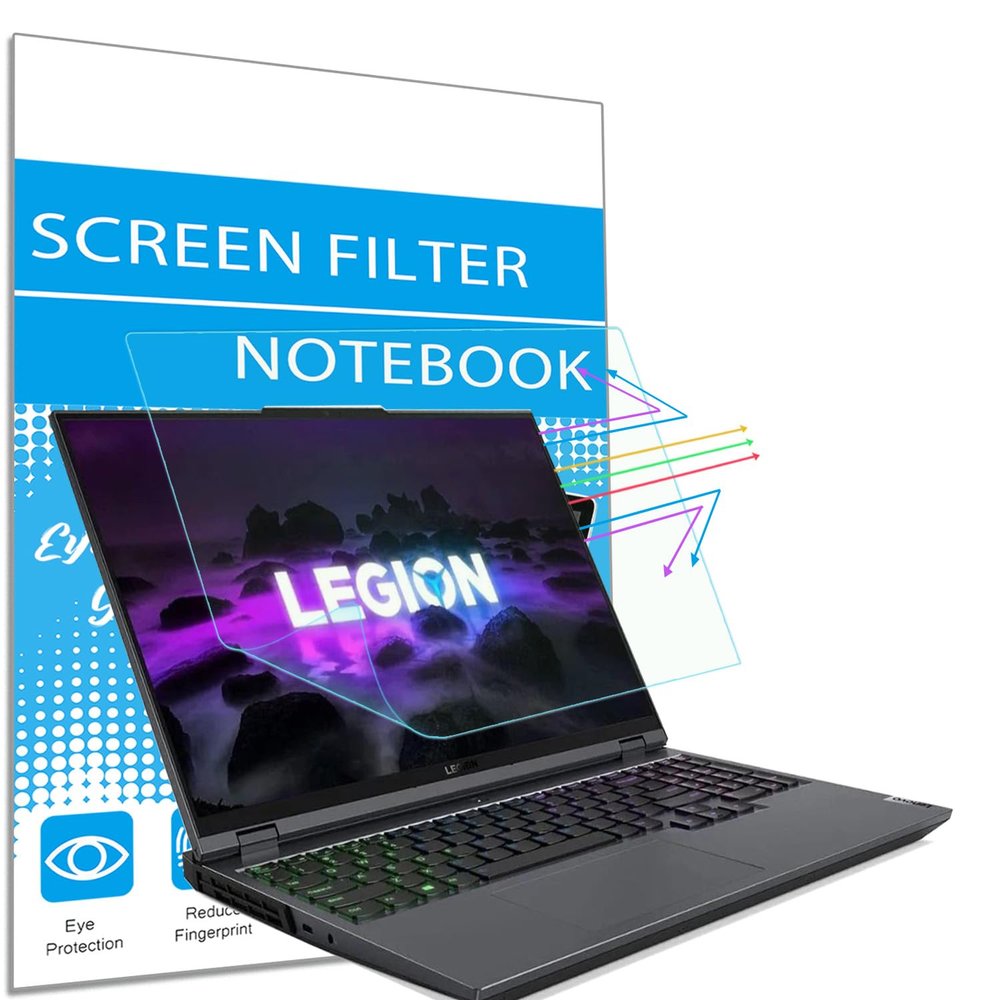 2 Pack Anti Blue Light Glare Screen Protector for Lenovo Legion 5 Pro 16" /Legion 5i Pro 16" /Legion Pro 7 16" /Legion Pro 7i 16" /Legion 7 16 /Legion 7i 16 /Legion Slim 5/7 16 inch, Eye Care