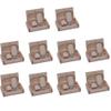 10 Pack 32GB Custom USB Flash Drive Personalized Logo,Wooden USB Pendrive with Box, Wood USB Thumb Drive Memory Stick Free Customize Company Wedding Photography Vedio Logo (10 Pack 32GB) view 1