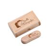 10 Pack 32GB Custom USB Flash Drive Personalized Logo,Wooden USB Pendrive with Box, Wood USB Thumb Drive Memory Stick Free Customize Company Wedding Photography Vedio Logo (10 Pack 32GB) view 2