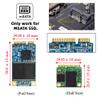 Xiwai Dual MSATA Mini-SATA SSD Card JBOD Raid0 Span Bridge to USB3.0 Type-C USB-C 2.5inch SATA Combo Enclosure view 4