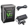 Kastar 1-Pack Battery and D-Tap Charger Replacement for NEEWER BP-V95, Came-TV MINI-99, AndyCine A-VM-95, Z Cam E2-S6 with OSEE 3000 Nit T7 Monitor, Led Studio Lights, Video Lights, Monitors view 1
