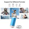 RAOYI 100 Pack 1GB 1G USB Flash Drive USB 2.0 Memory Stick Bulk Thumb Drive Pen Drive Jump Drive-Blue view 4