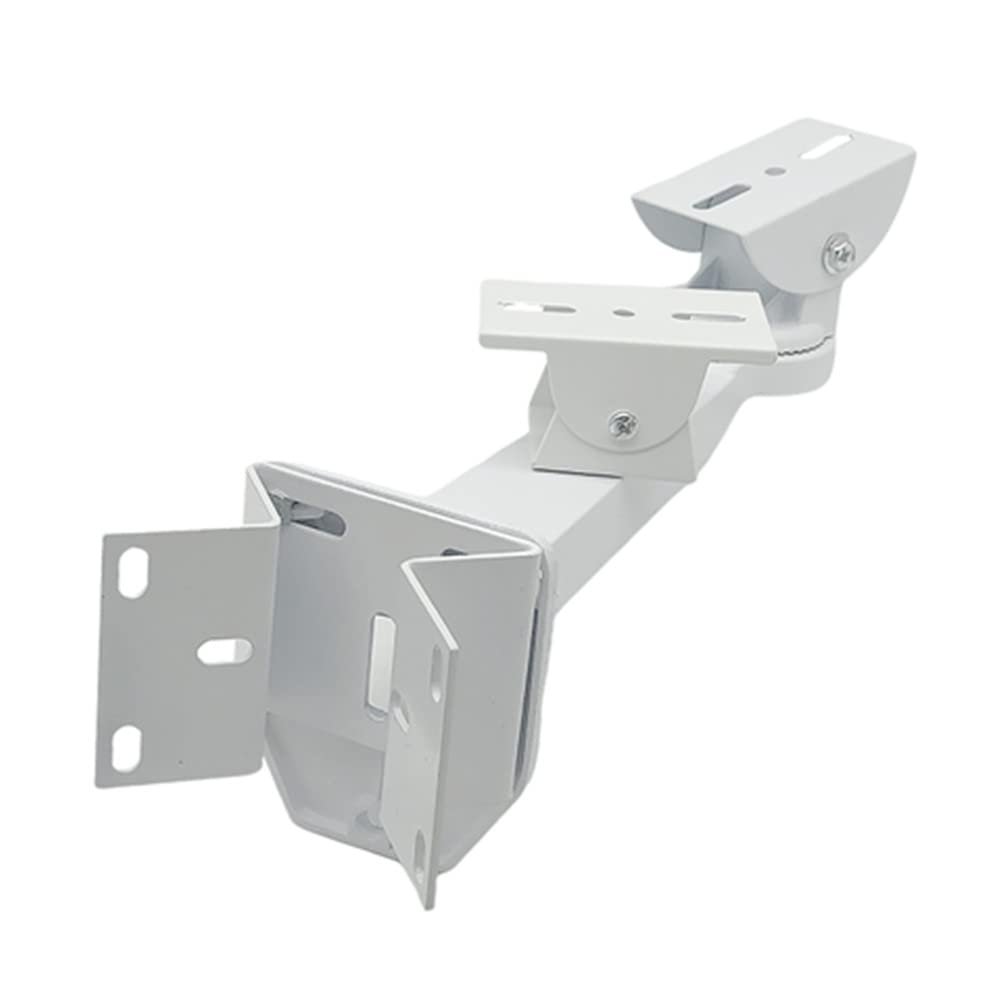 DONOLOMO Outdoor External Right Angle Wall Corner Mount Bracket 350mm/13.77inch Long Arm Bracket for Dual Two Cameras CCTV Video Surveillance System Installation