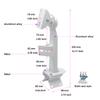 DONOLOMO Outdoor External Right Angle Wall Corner Mount Bracket 350mm/13.77inch Long Arm Bracket for Dual Two Cameras CCTV Video Surveillance System Installation view 2