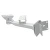 DONOLOMO Outdoor External Right Angle Wall Corner Mount Bracket 350mm/13.77inch Long Arm Bracket for Dual Two Cameras CCTV Video Surveillance System Installation view 4