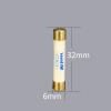 NOVOCE 6 * 32MM 10A Sterling Silver Fuse Tube Gold-Plated Slow Blow Fuse HiFi Fever Grade CD Turntable Amplifier Preamp Post-amp view 3