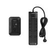 Black USB Wall Charger Surge Protector, 5 Outlet Extender with 4 USB Charging Ports (1 USB C) & Power Strip Surge Protector with 10 Outlets and 4 USB Ports view 1