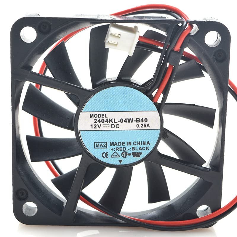 2404KL-04W-B40 DC12V 0.25A 6010 6cm 2-Wire Cooling Fan