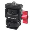 FEICHAO Multi-Angle Rotation Monitor Holder 1/4 to Cold Shoe Mount Locating Pin Adapter for DSLR Camera Flash Light Stabilizer Bracket Accessories (Version C) view 1