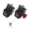 FEICHAO Rotation Monitor Holder 1/4 to 1/4/Cold Shoe Mount Adapter Compatible with Hero 13, OSMO 360, DSLR Camera Flash Light Stabilizer Accessories (B with Pin+Black) view 3