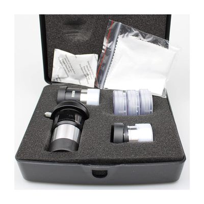 JUIYU Telescope Accessory Set Telescope Accessory Kit 1.25" 2X 6mm 15mm Eyepieces 3 Colored Cleaning Cloth Telescope Camera