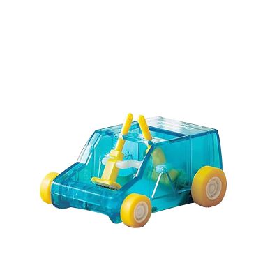Naysku 2 Car Table Dust Cleaning Trolley, Desktop Keyboard Dust Cleaner, Desktop Confetti Pencil Eraser Dust, Desktop Cleaning Trolley Toy for Kids (Random Color)