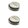LORADAR Stainless Steel Security Anchor Base Plate,Desk Mount Anchor D Ring Hooks for Cable Locks (2 Pack) view 1