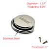 LORADAR Stainless Steel Security Anchor Base Plate,Desk Mount Anchor D Ring Hooks for Cable Locks (2 Pack) view 2