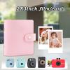 Ruibytree 52 Pockets Small Photo Album 2x3 for Instax Mini, Pink, 2 Pack view 2
