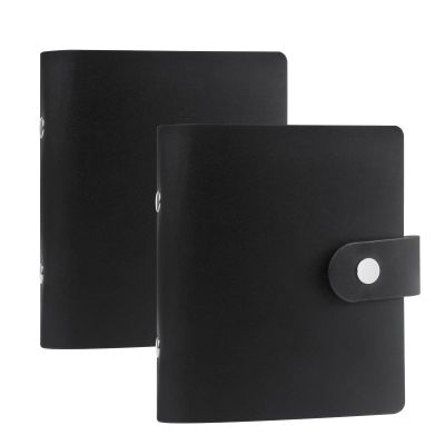 Ruibytree 52 Pockets Small Photo Album 2x3 for Instax Mini, Black, 2 Pack