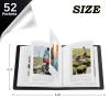 Ruibytree 52 Pockets Small Photo Album 2x3 for Instax Mini, Black, 2 Pack view 3