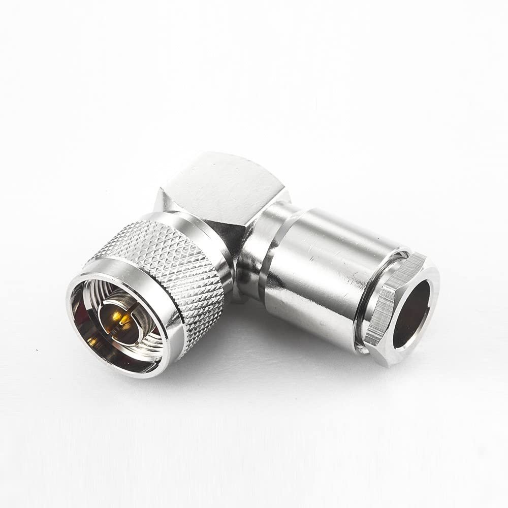 GXMRHWY N Type 90 Degree Connector Male Clamp for 7D-FB/LMR400