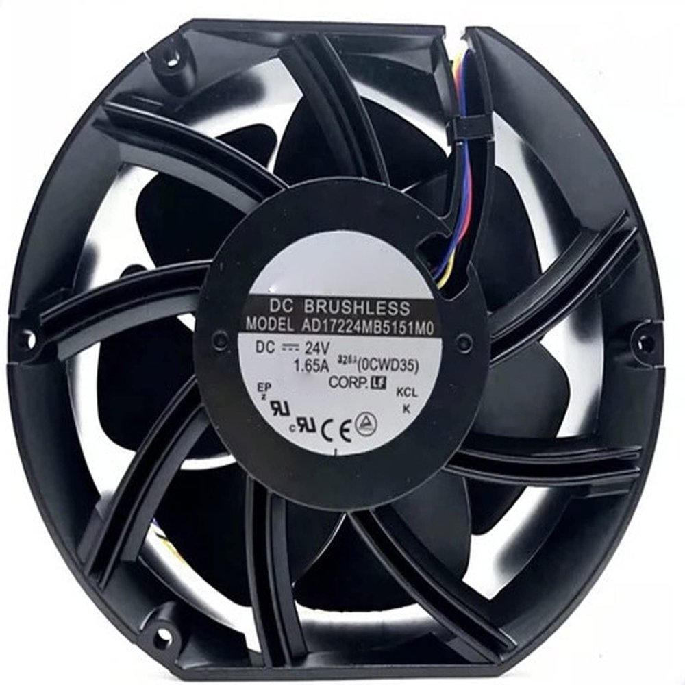 17CM AD17224MB5151M0 172 * 150 * 51MM 24V 1.65A 2WIRE Cooling Fan