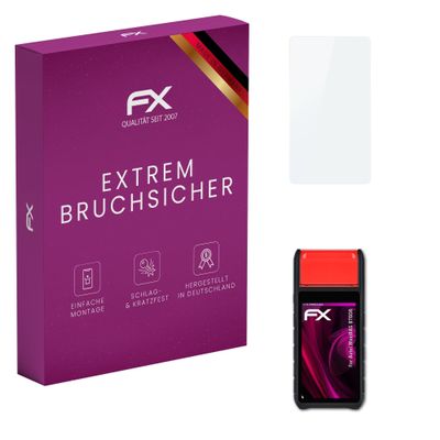 atFoliX Plastic Glass Protective Film compatible with Autel MaxiBAS BT608, 9H Hybrid-Glass FX Screen Protector