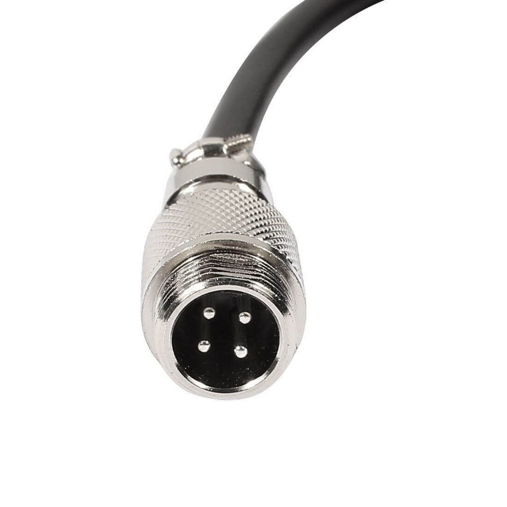 GXMRHWY GX12 4 Pin Aviation Plug Connector Electrical Cable 1M