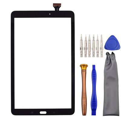 Tablet Touch Digitizer Screen Replacement for Samsung Galaxy Tab E 9.6 SM-T560 SM-T561 with Tool Kit Black 9.6"