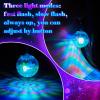 Henoyso 4 Pairs Light up Disco Ball Earrings for Women 70s 80s Jewelry LED Light Glow Earrings for Women Girls Disco Jewelry Gifts Bachelorette Dance Costume Accessories view 2